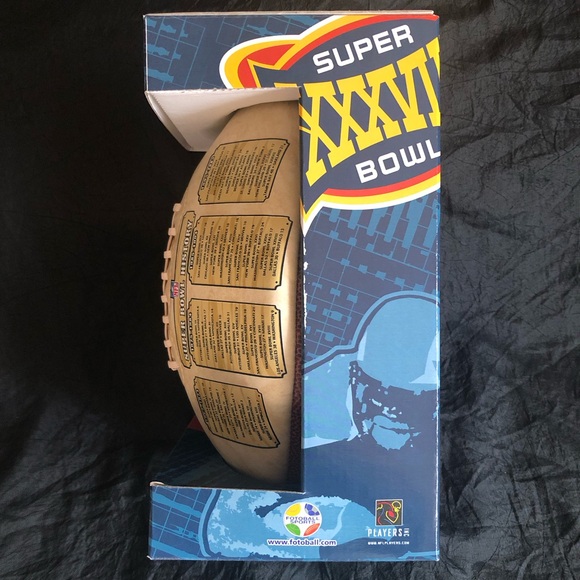NFL 2004 Super Bowl XXXVIII Limited Edition 10,000 licensed Football Patriots - Picture 4 of 15